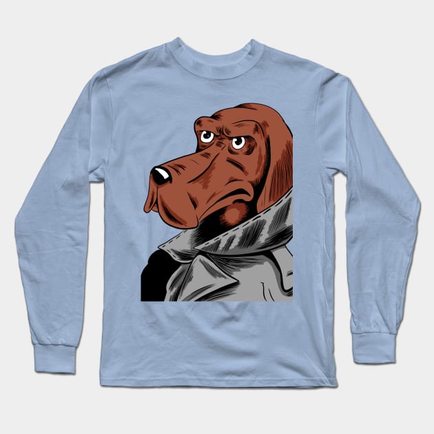 McGruff the Crime Dog Long Sleeve T-Shirt by Black Snow Comics